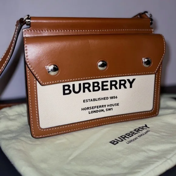 Burberry | Bags | Burberry Mini Horseferry Print Leather And 